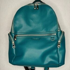 Henri Bendel Saffiano Leather Large Backpack. RARE Color, Style, and Leather